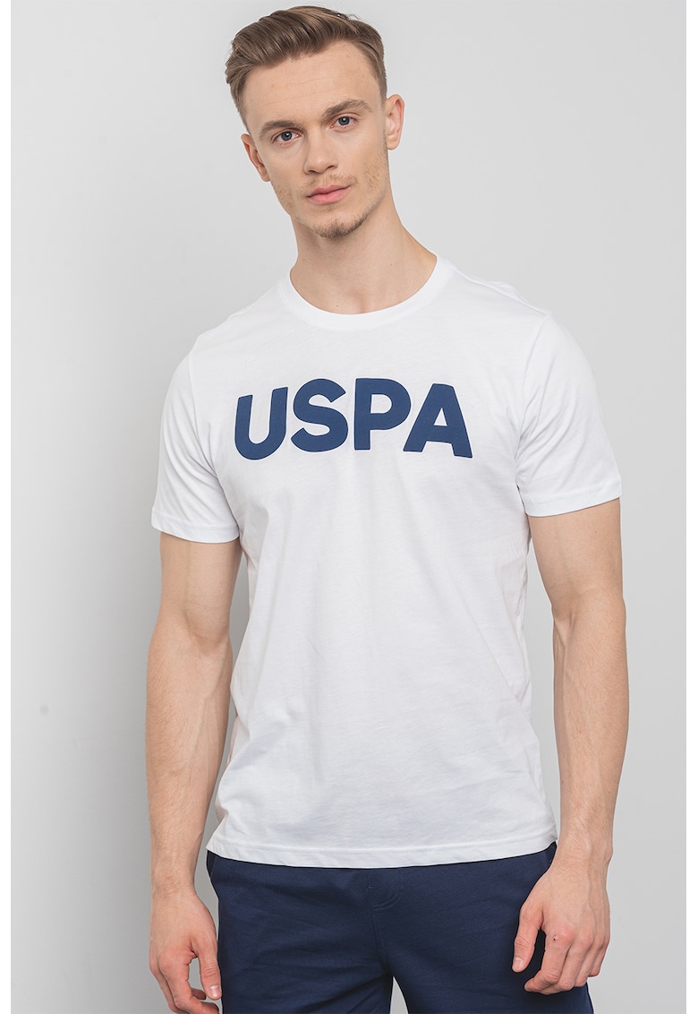 U.S. Polo Assn - Tricou cu imprimeu logo