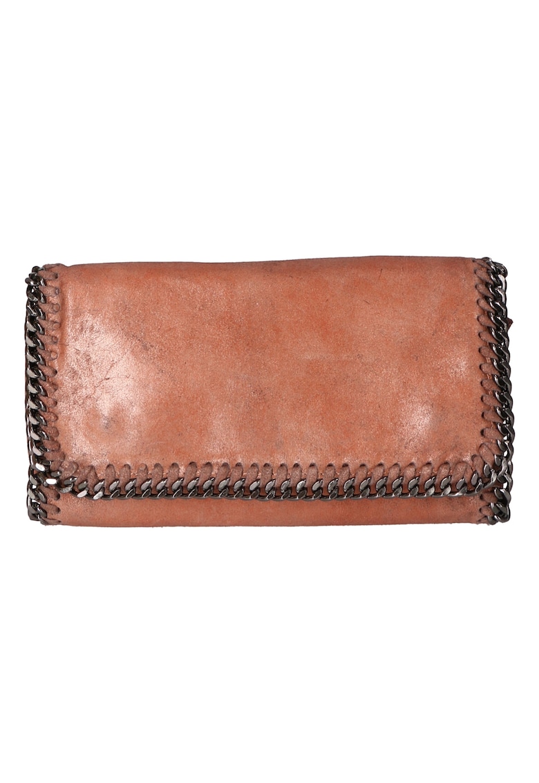 Geanta de piele cu bareta de umar si clapa