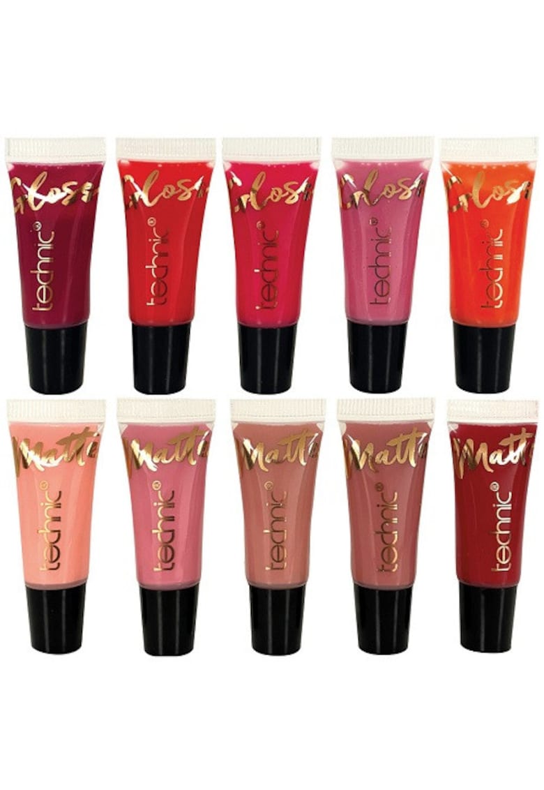 Set 10 Luciuri de Buze - Lip Vault - Vegan - 10 x 5 ml