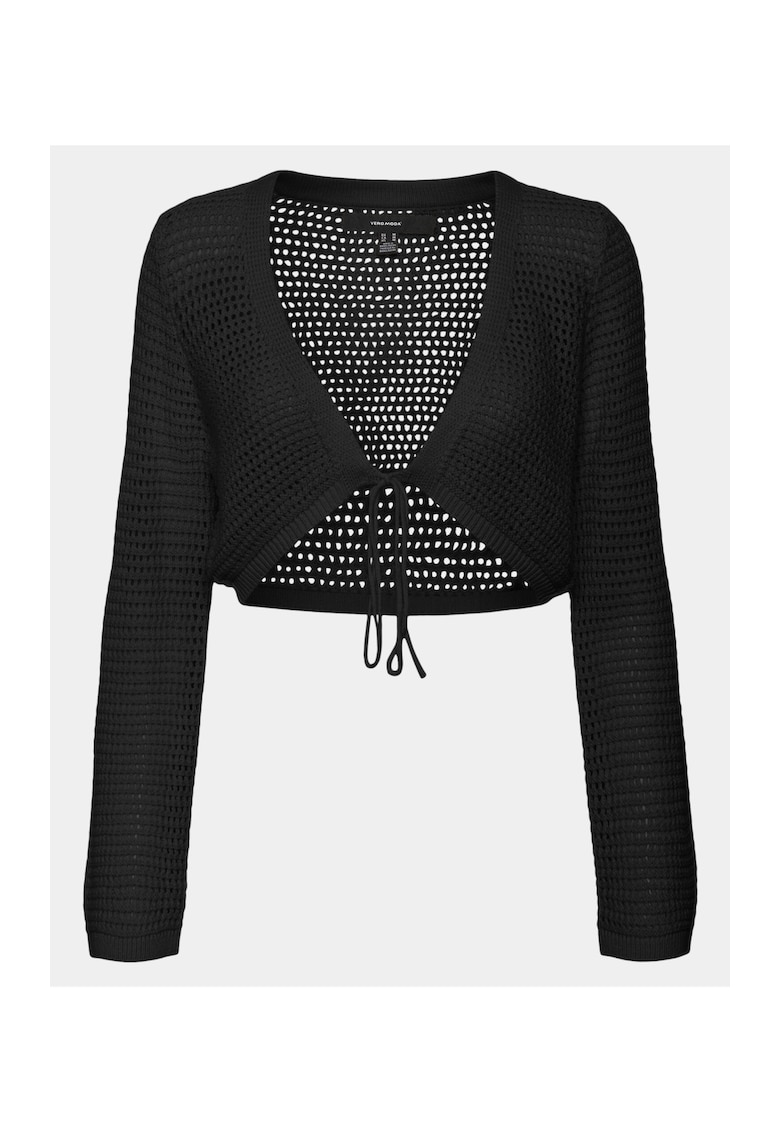 Cardigan dama - 303613990 - Negru - Acril