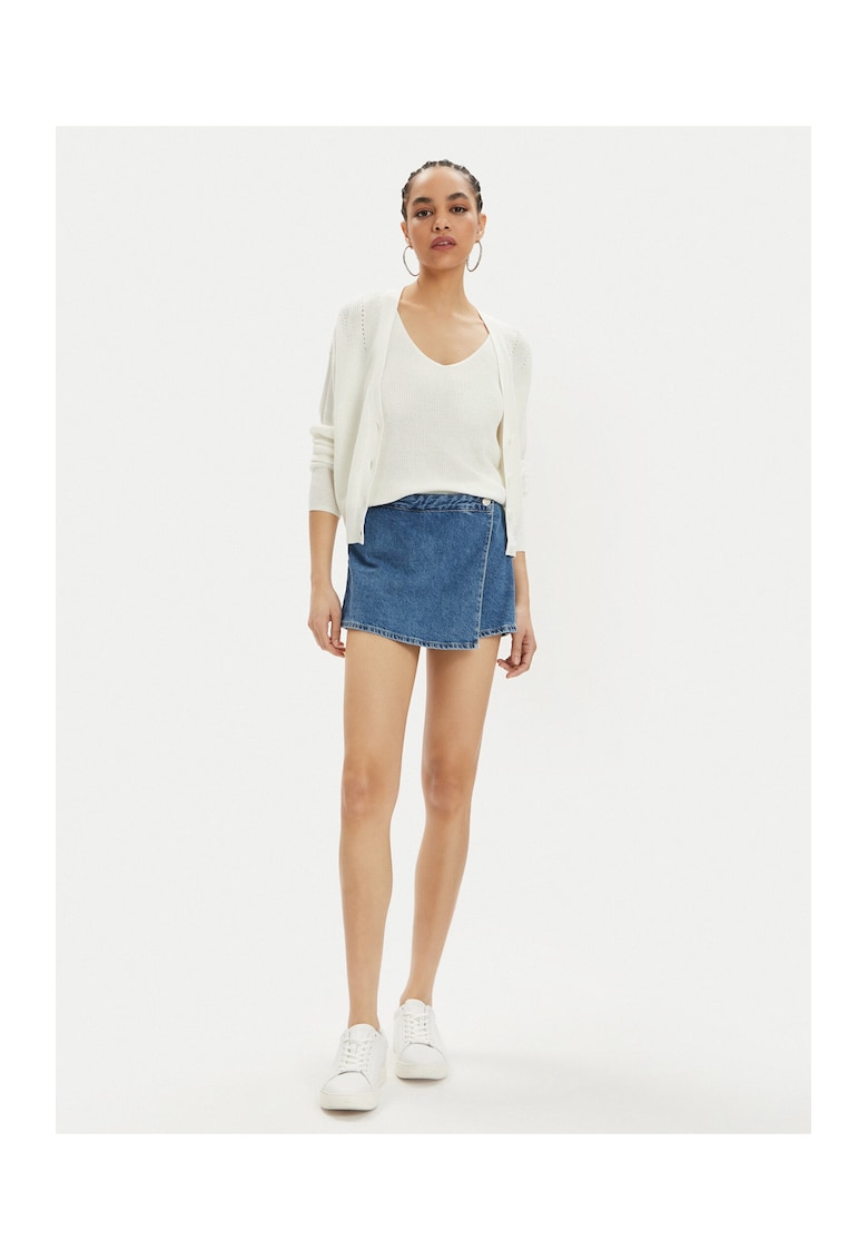 Cardigan dama - 303613709 - Alb - Viscoza