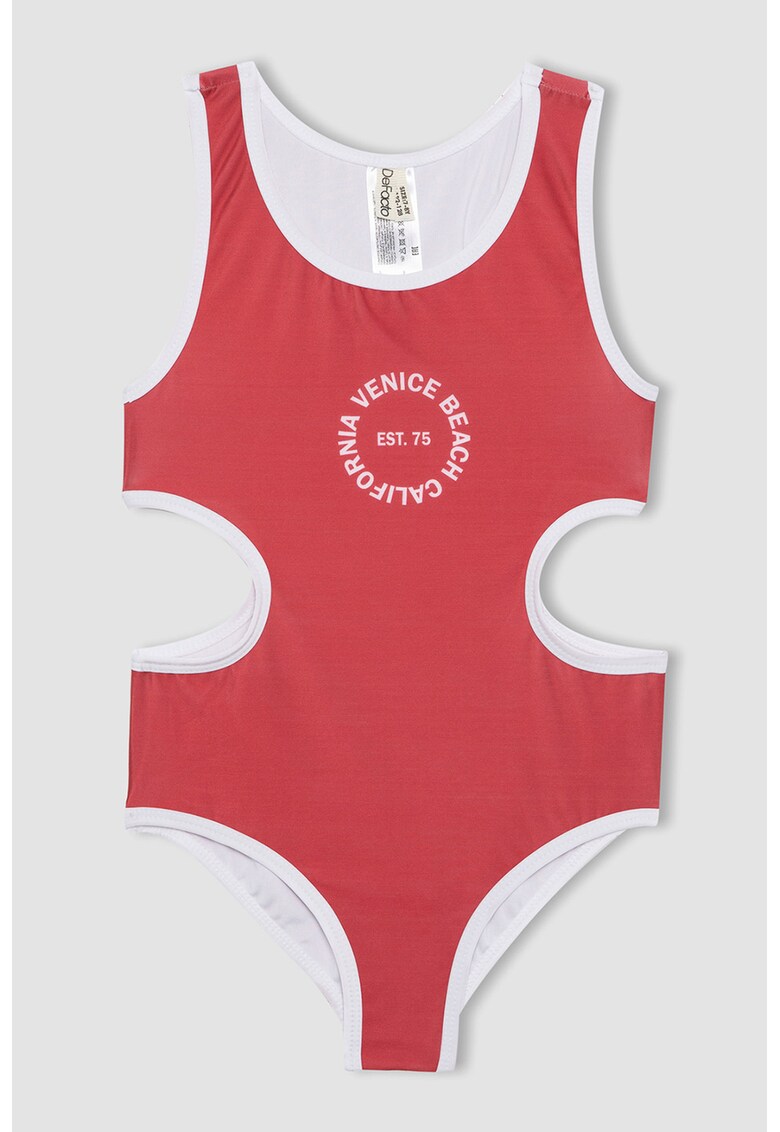 Costum de baie intreg cu decupaje