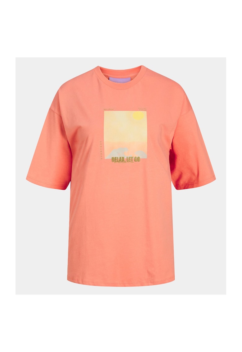 Tricou dama - 303534028 - Roz - Bumbac