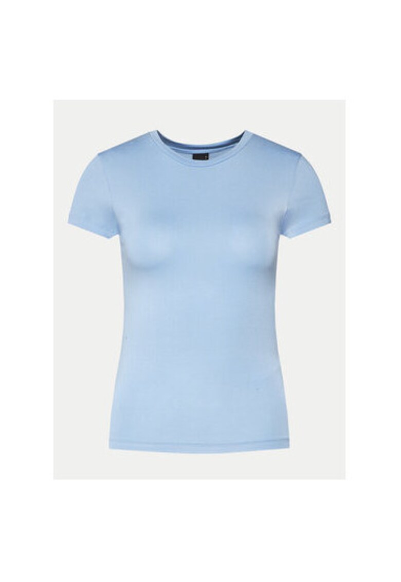 Tricou albastru viscoza pentru dama - Albastru
