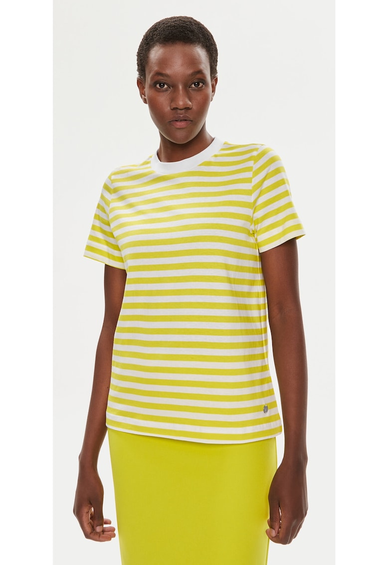 Tricou dama - 303565756 - Galben - Bumbac Tricou dama - 303565756 - Galben - Bumbac