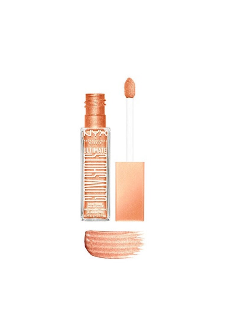 Fard de Pleoape Lichid - Stralucitor - Professional Makeup - Ultimate Glow Shots - 08 Twisted Tangerine - 7.5 ml
