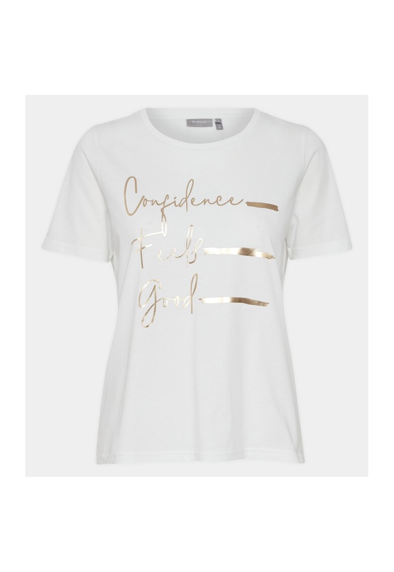 Tricou dama -  303452117 - Alb - Bumbac Tricou dama -  303452117 - Alb - Bumbac