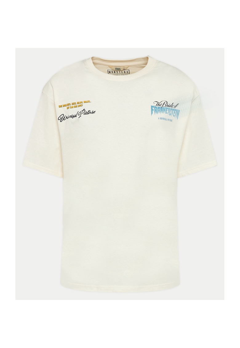 Tricou barbati -  303366551 - Bej - Bumbac Tricou barbati -  303366551 - Bej - Bumbac