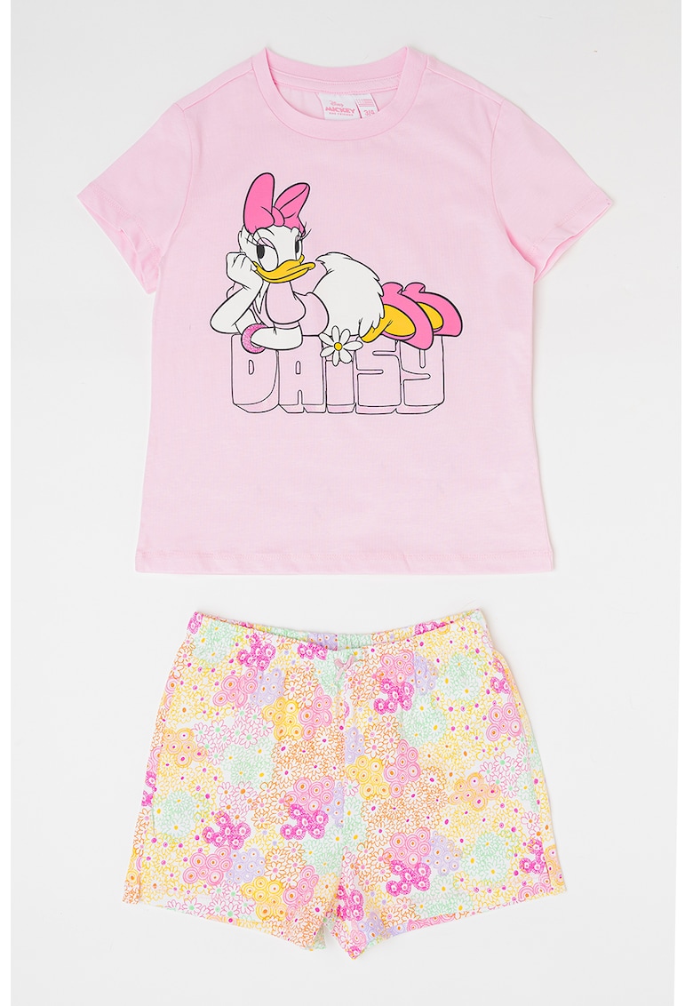 Pijama de bumbac cu imprimeu Daisy Duck