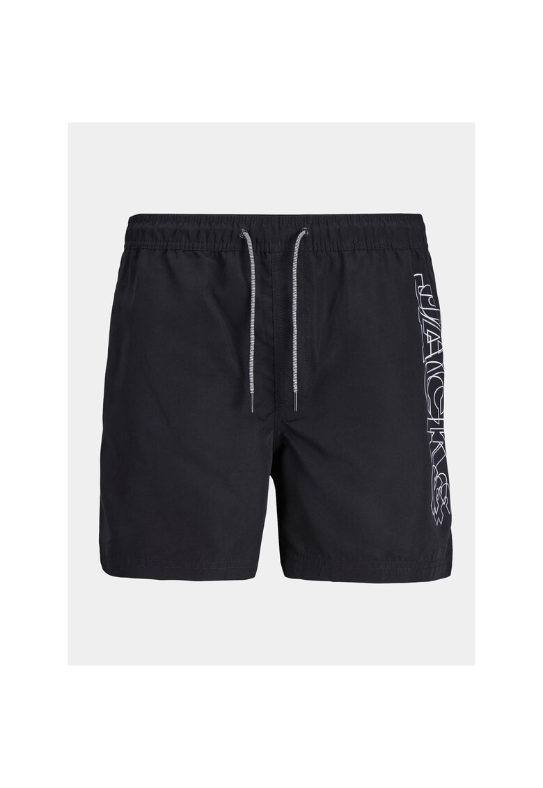 Short de baie copii - 21592 - Poliester - Negru