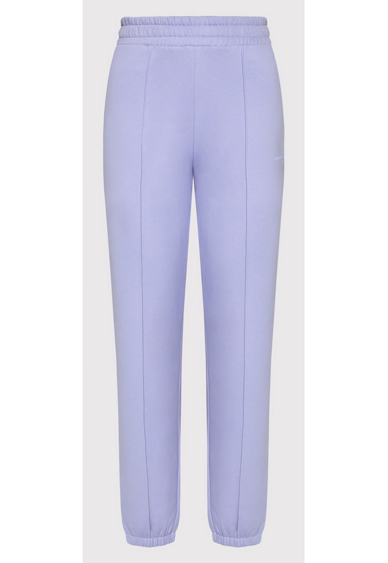 Pantaloni dama - 302056446 - Violet - Bumbac