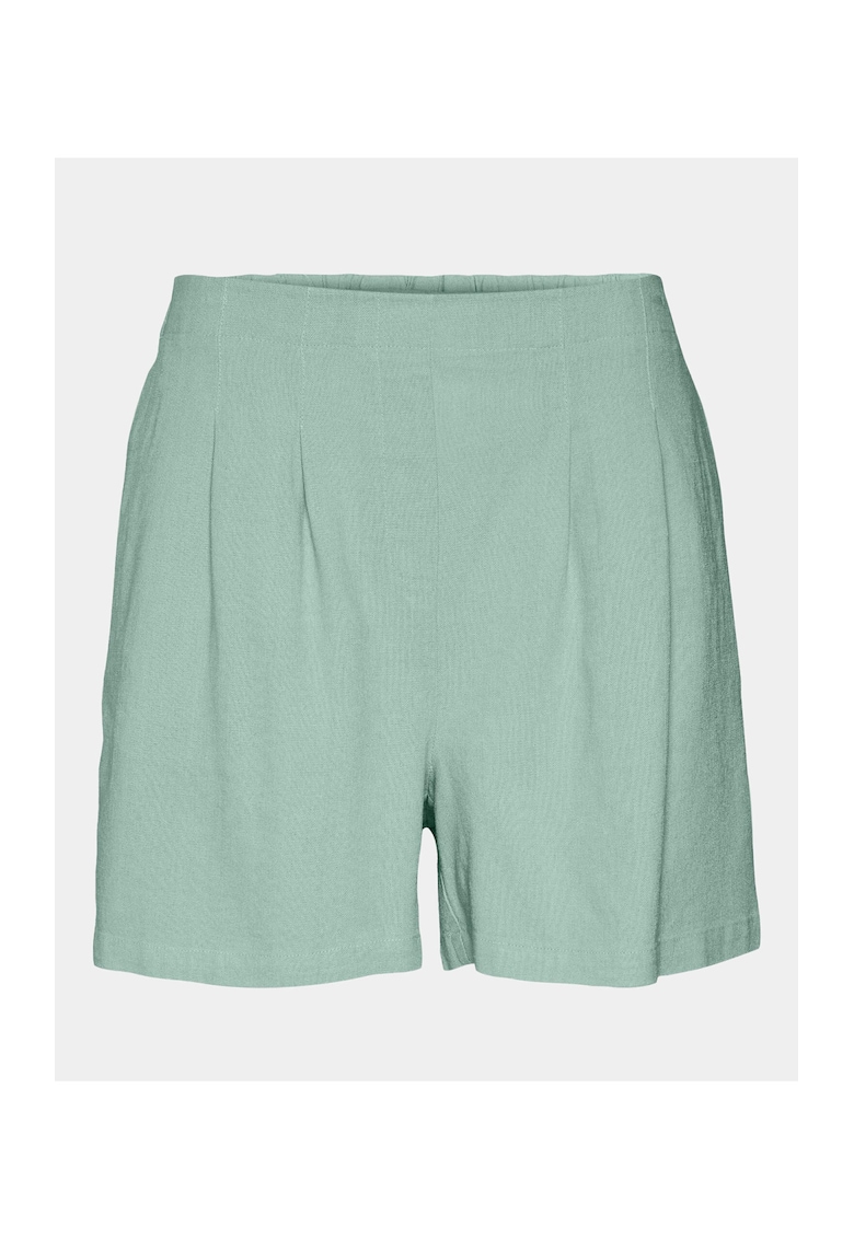 Pantaloni scurti dama - 303612771 - Verde - Viscoza