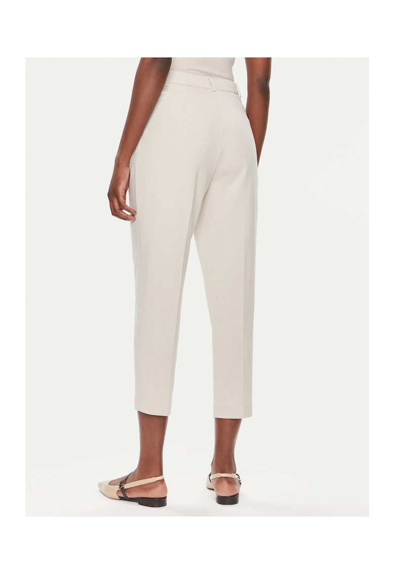 Pantaloni dama - 303566012 - Ecru - Modal