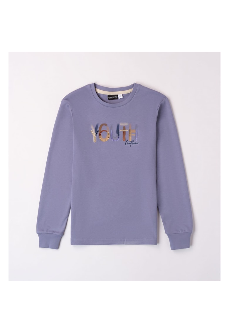 Bluza cu imprimeu pentru baiat - 0.7523 - Albastru deschis