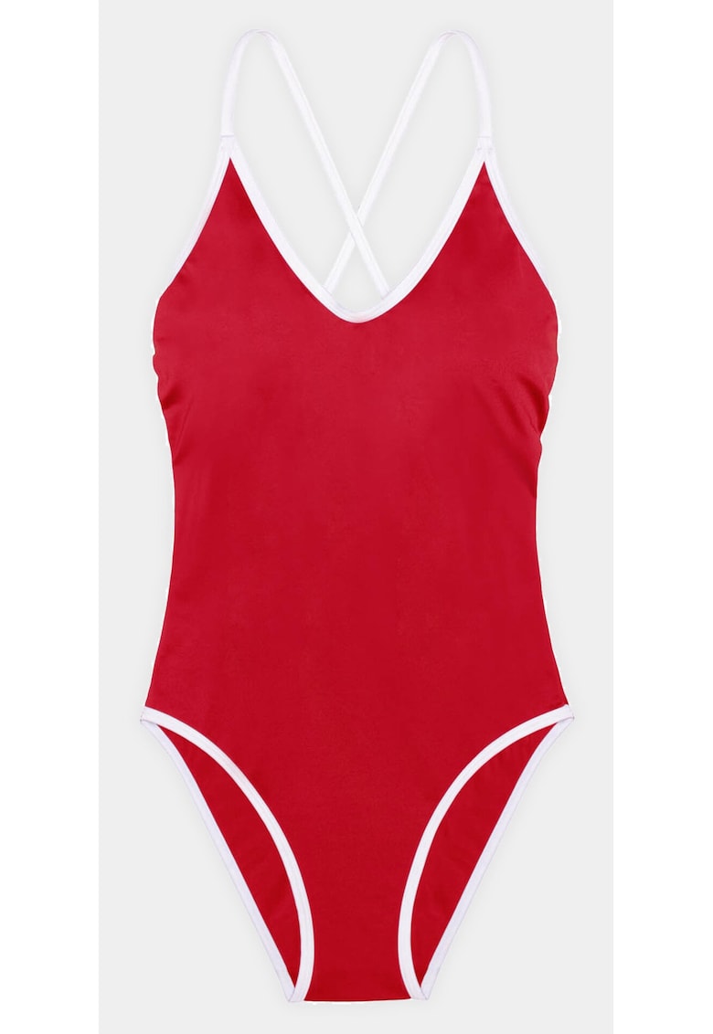 Costum de baie dama - 303965808 - Rosu - Poliester