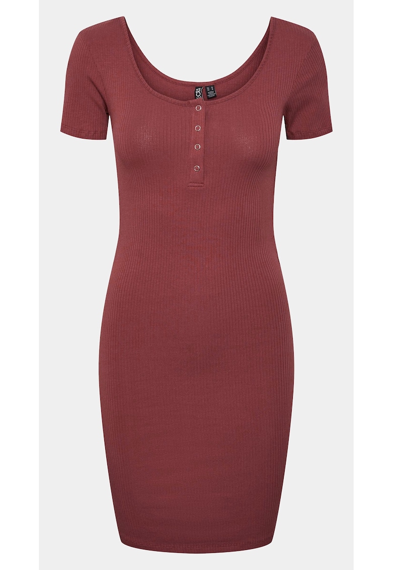 Rochie dama - 303434038 - Rosu - Bumbac