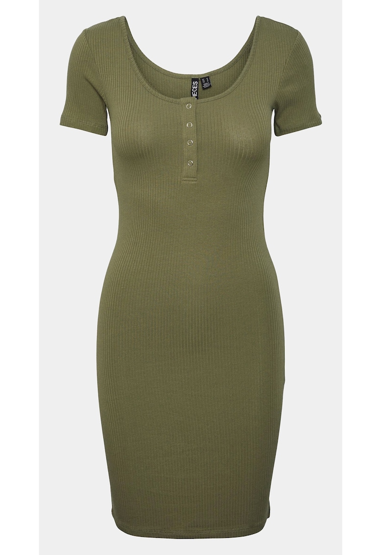 Rochie dama - 303434168 - Verde - Bumbac