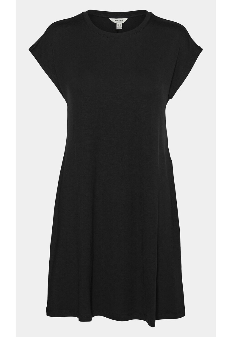 Rochie dama - 303613082 - Negru - Lyocell