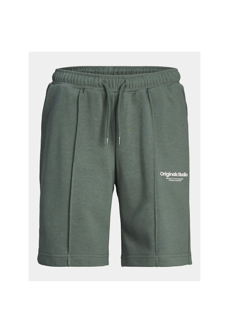 Pantaloni scurti sport baieti - 303522049 - Verde - Bumbac