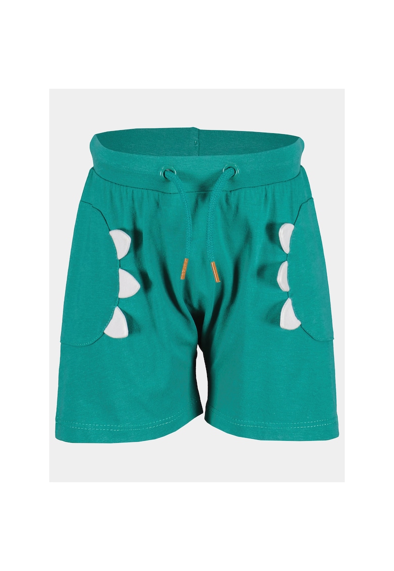 Pantaloni scurti sport baieti - 303576585 - Verde - Bumbac