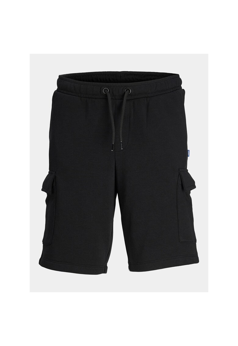 Pantaloni scurti sport baieti - 303522070 - Negru - Poliester