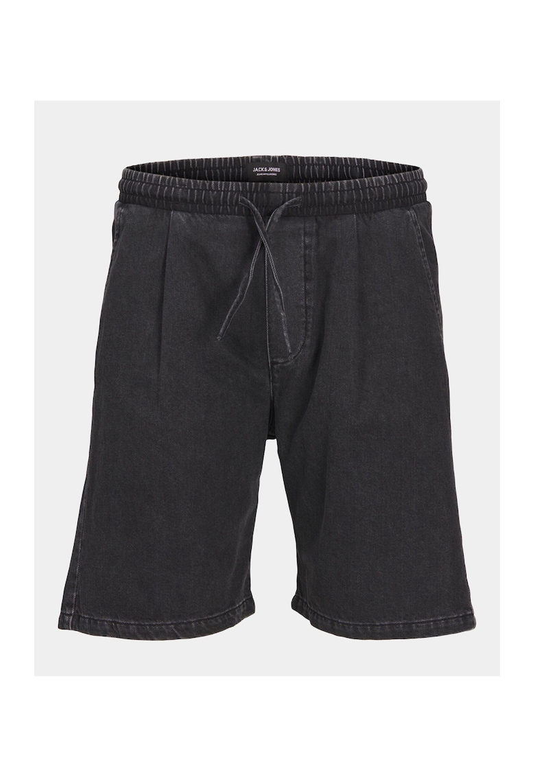 Pantaloni scurti barbati - 303281250 - Negru - Bumbac