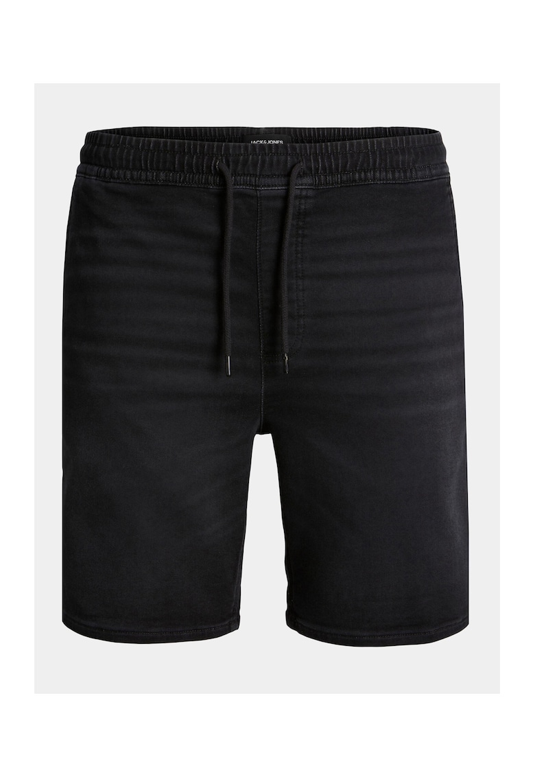 Pantaloni scurti barbati - 303309855 - Negru - Bumbac