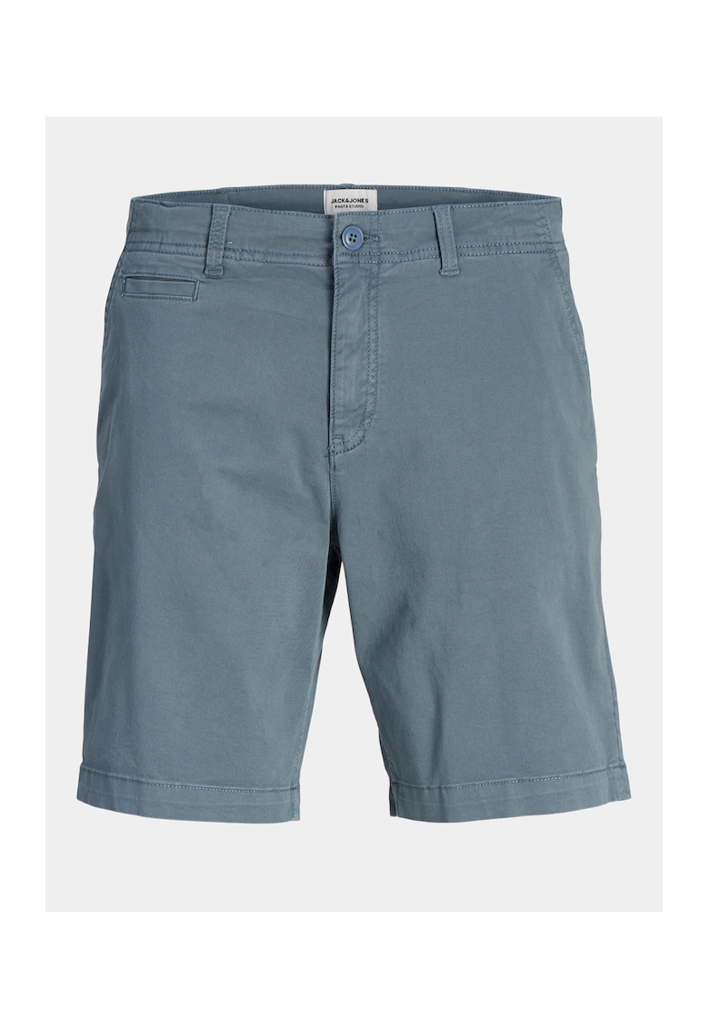 Pantaloni scurti barbati - 303484187 - Gri - Bumbac