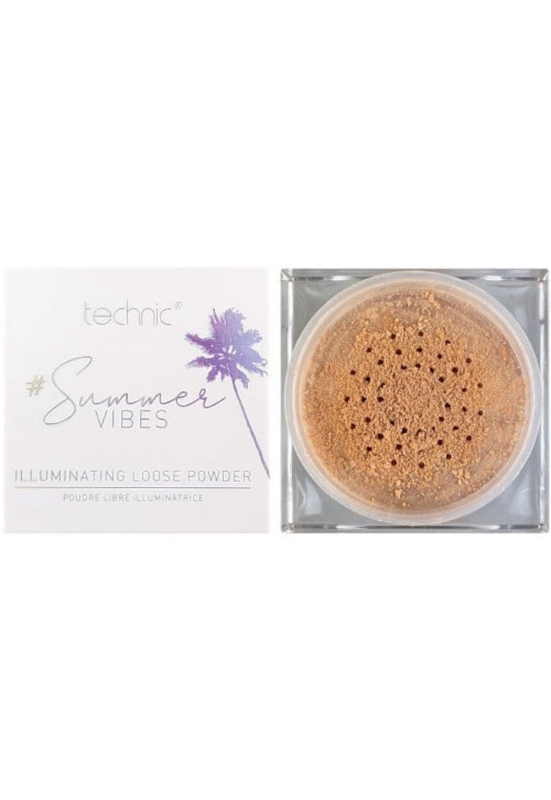 Pudra Iluminatoare Pulbere -  Summer Vibes - Illuminating Loose Powder - Light It Up - Vegan - 8 g
