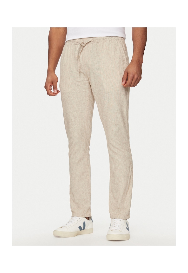 Pantaloni barbati - 303783327 - Bej - Bumbac