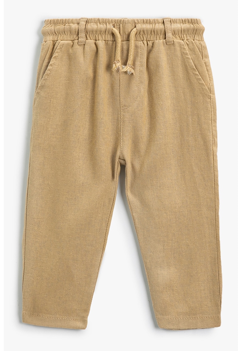 Pantaloni din amestec de in