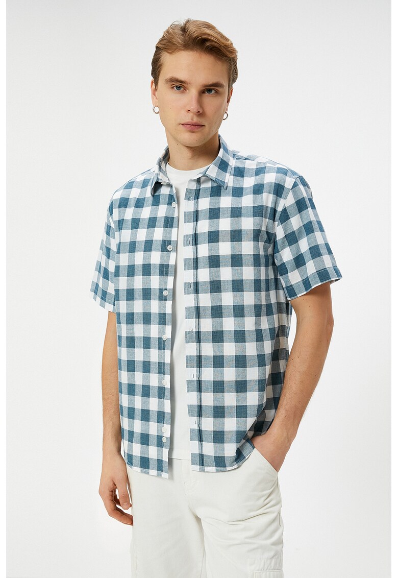 Camasa cu model gingham