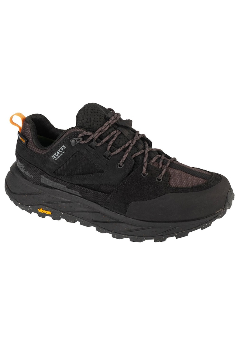 Pantofi de trekking Terraquest Texas Low - Piele ecologica - Negru