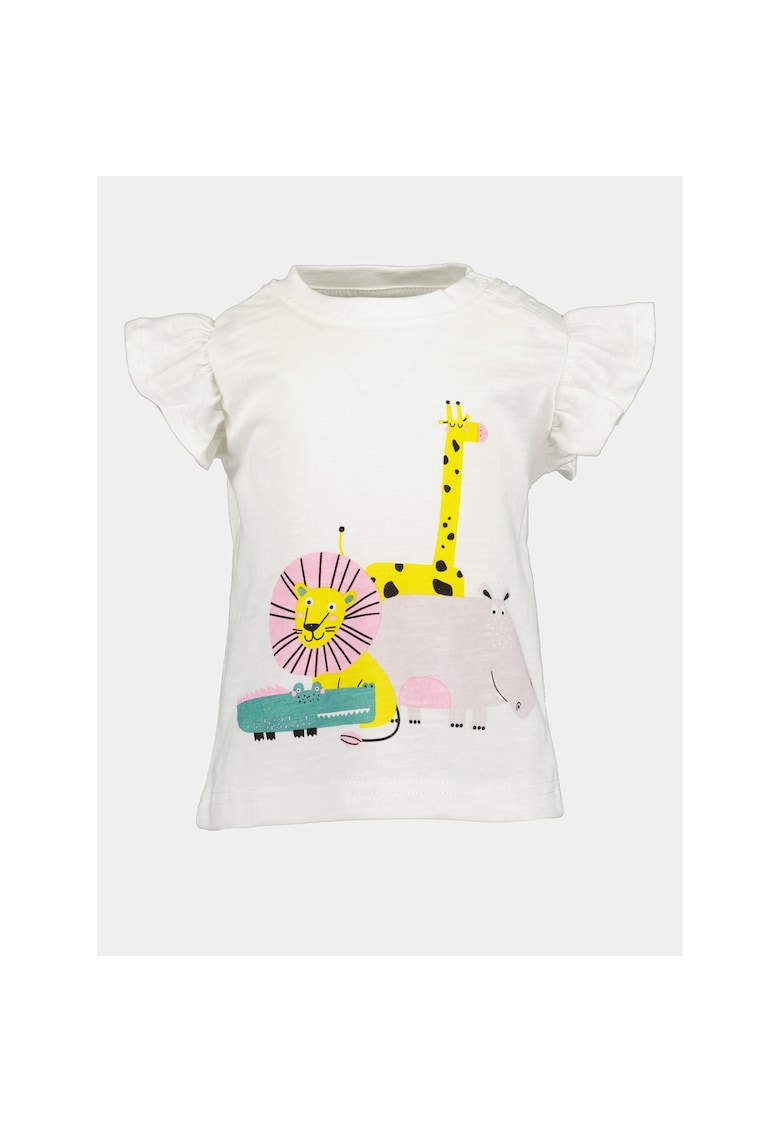 Tricou fete - 303576073 - Alb - Bumbac Tricou fete - 303576073 - Alb - Bumbac