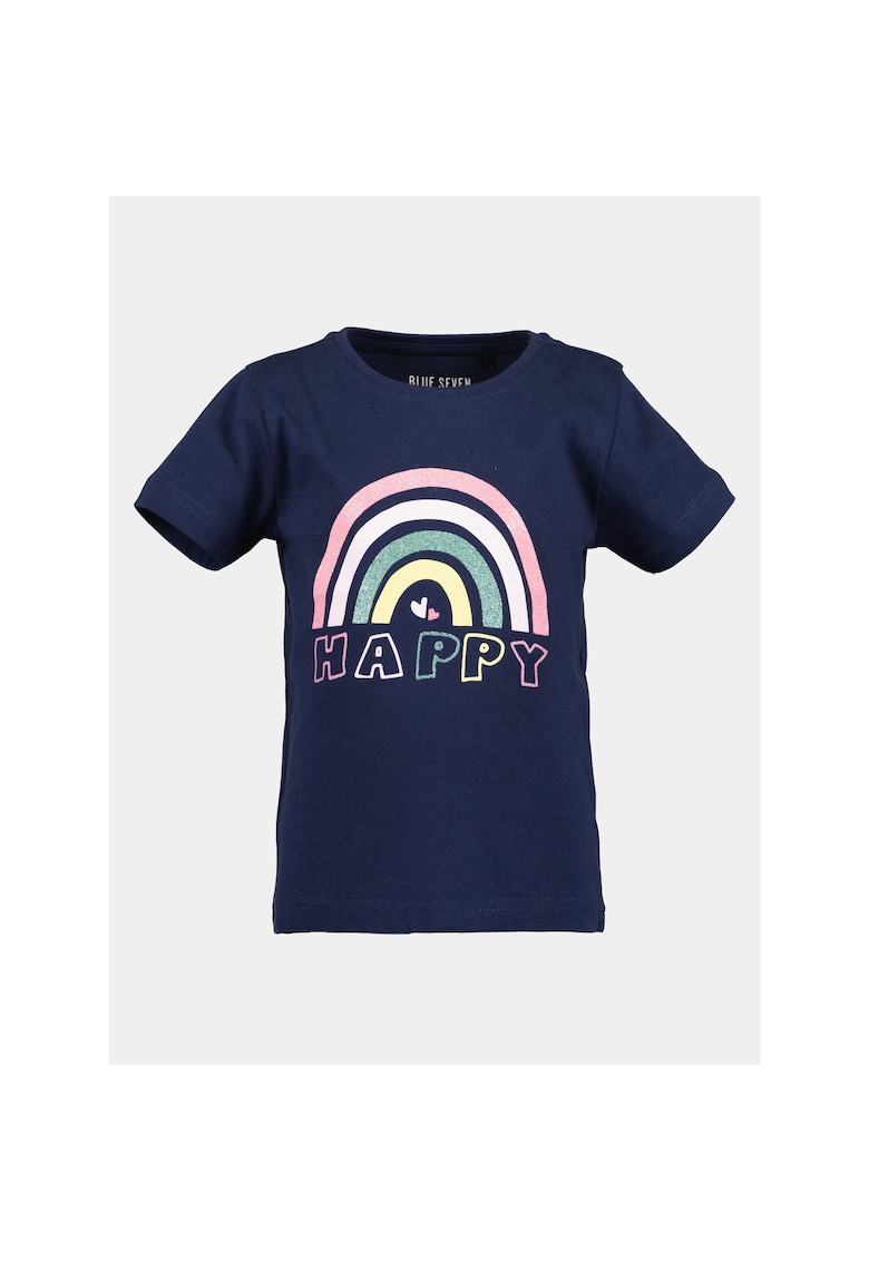 Tricou fete -  303572303 - Albastru inchis - Bumbac