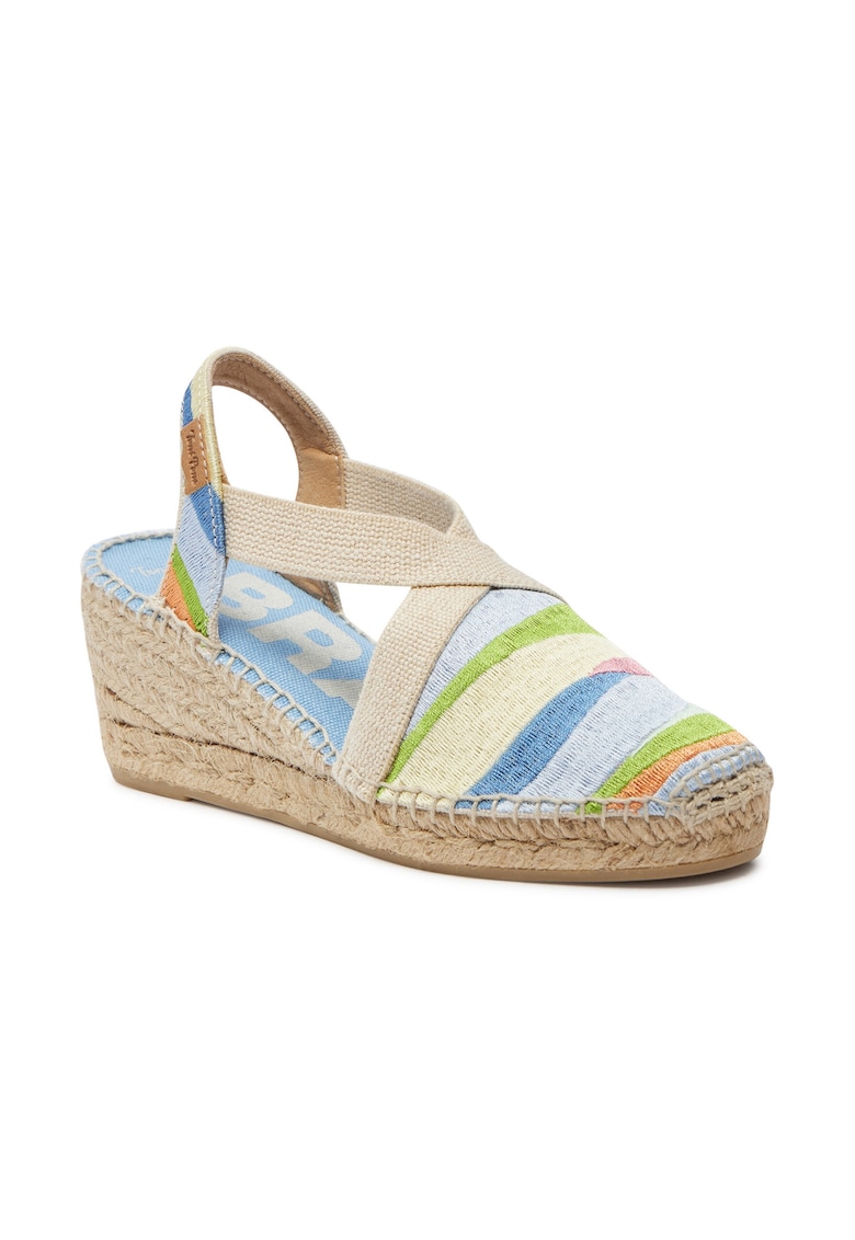 Espadrile dama - 681746 - Textil - Multicolor