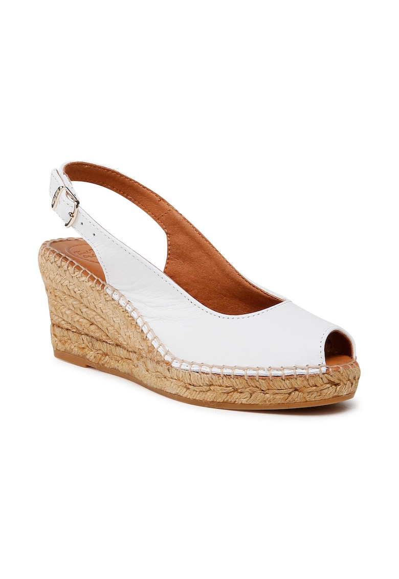 Espadrile dama - 048590 - Piele naturala - Alb