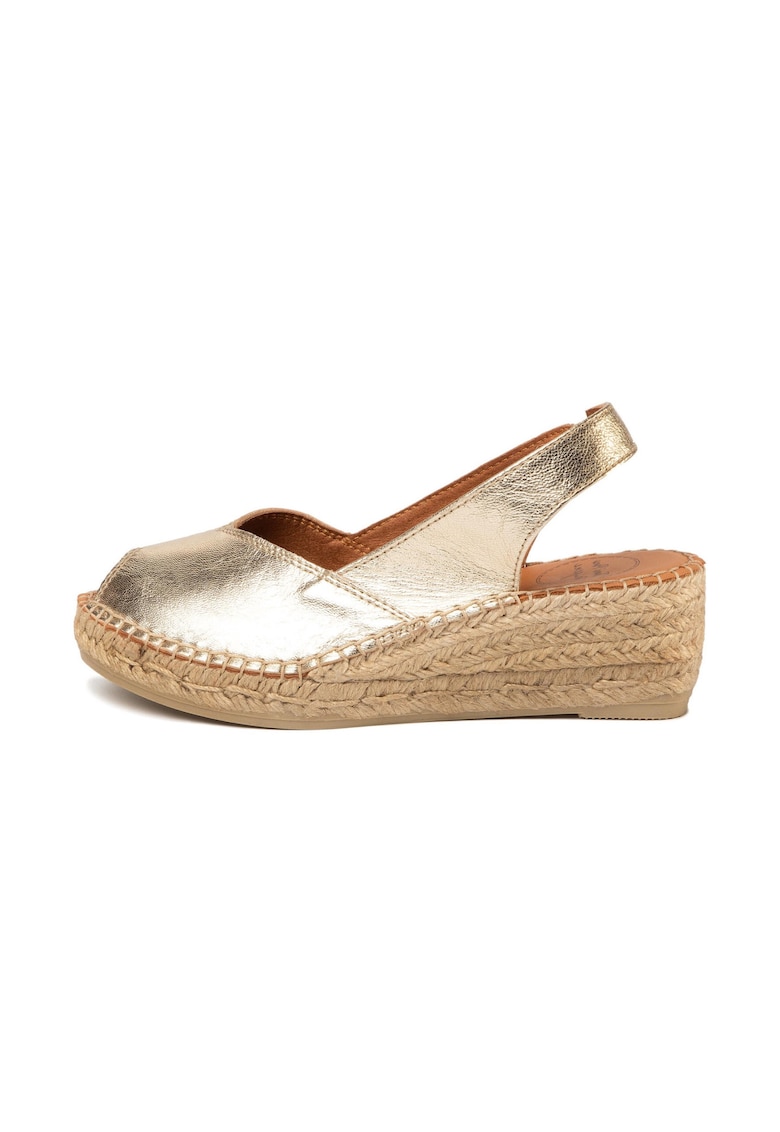Espadrile dama -  596215 - Piele naturala - Auriu Espadrile dama -  596215 - Piele naturala - Auriu