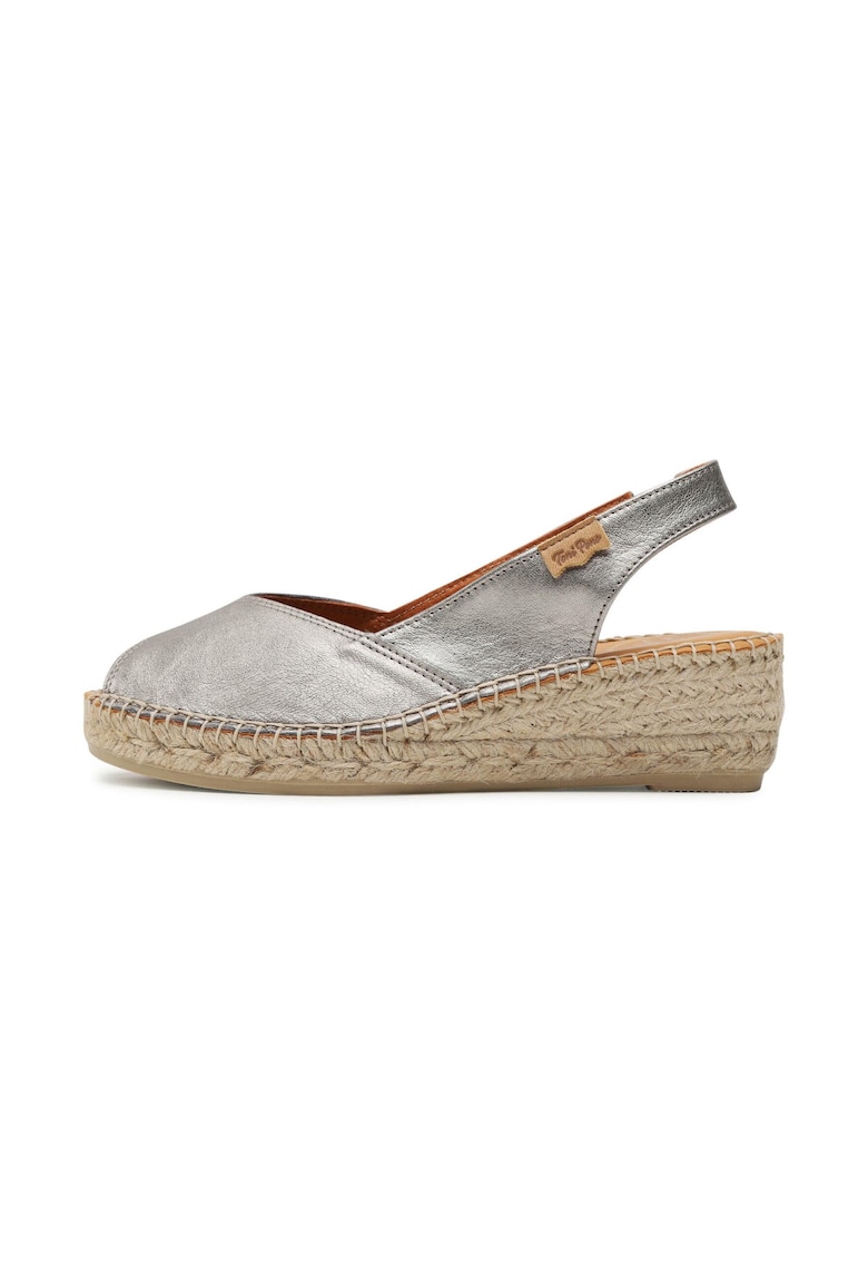 Espadrile dama -  773589 - Piele naturala - Argintiu Espadrile dama -  773589 - Piele naturala - Argintiu