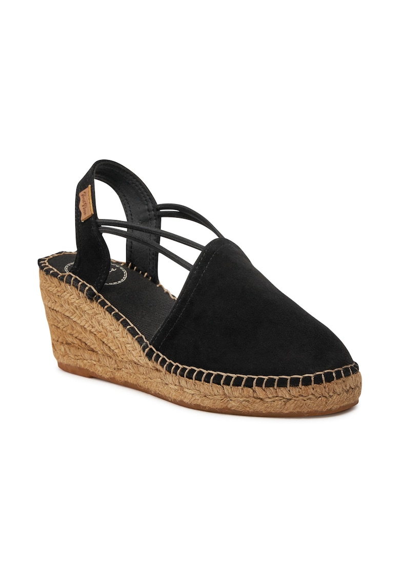 Espadrile dama -  682101 - Piele intoarsa - Negru Espadrile dama -  682101 - Piele intoarsa - Negru