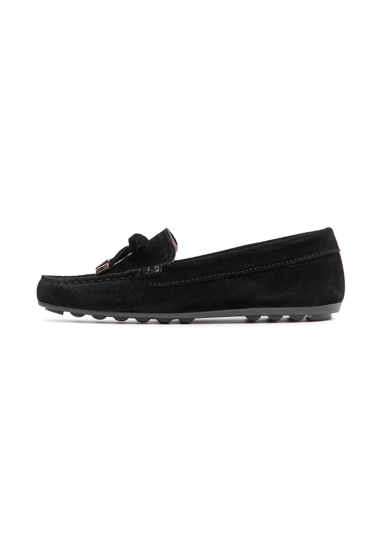 Mocasini dama - 316849 - Piele intoarsa - Negru