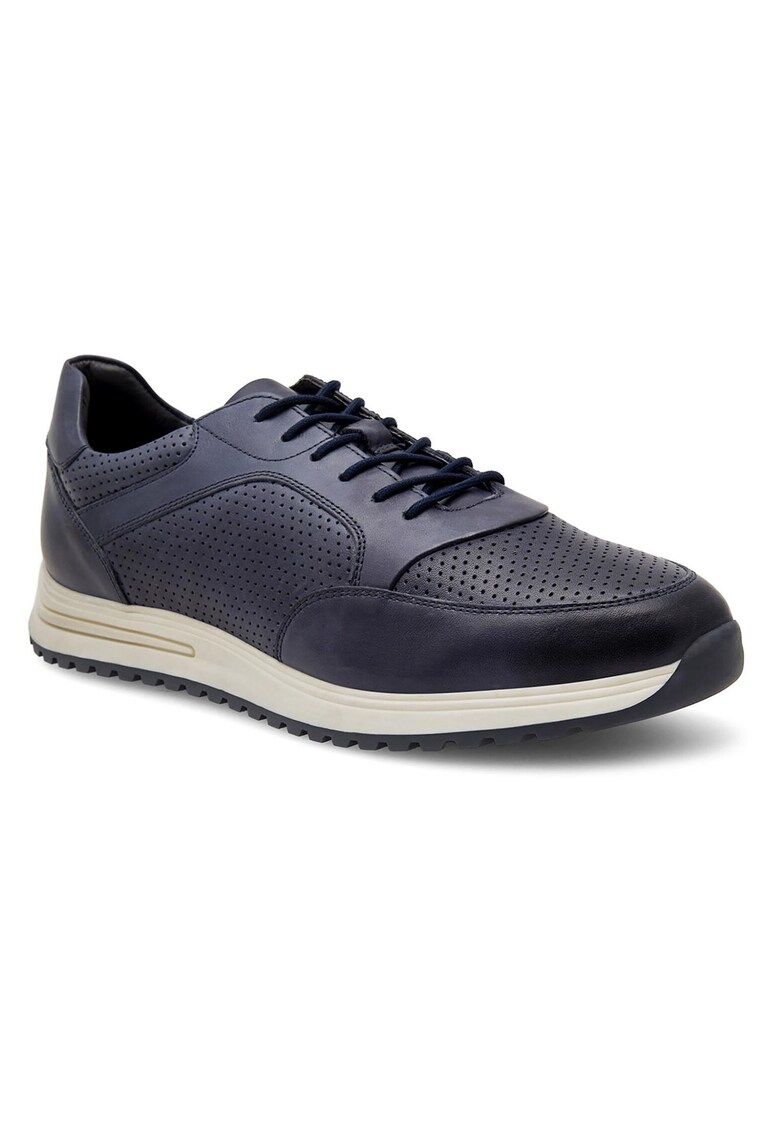 Pantofi sport barbati - 449393 - Piele naturala - Albastru