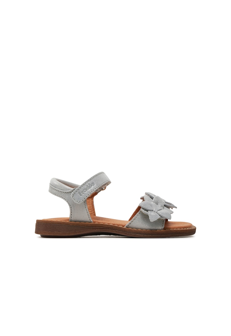 Sandale copii - 888077 - Piele naturala - Argintiu