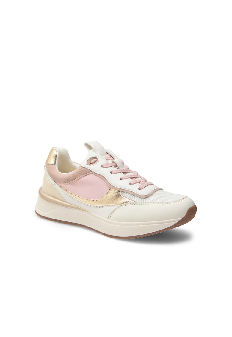 Pantofi sport dama - 401506 - Piele ecologica - Ecru - DeeZee - imagine 1