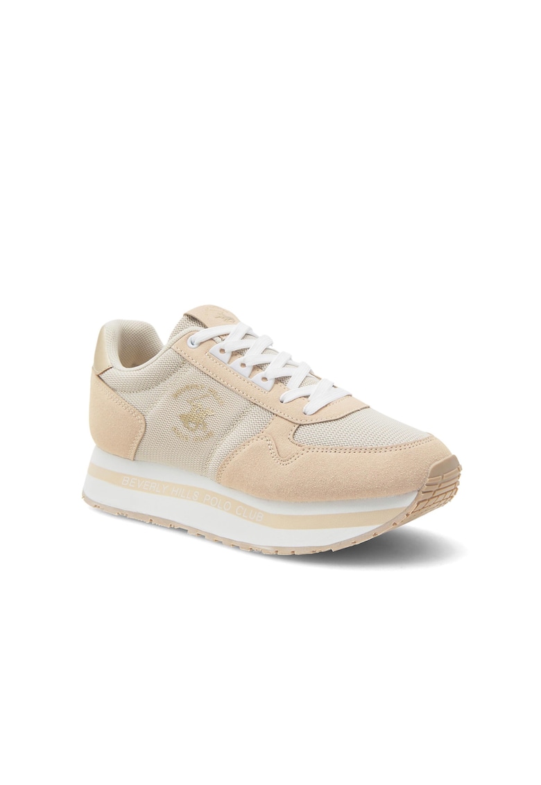 Pantofi sport dama - 506287 - Textil - Bej