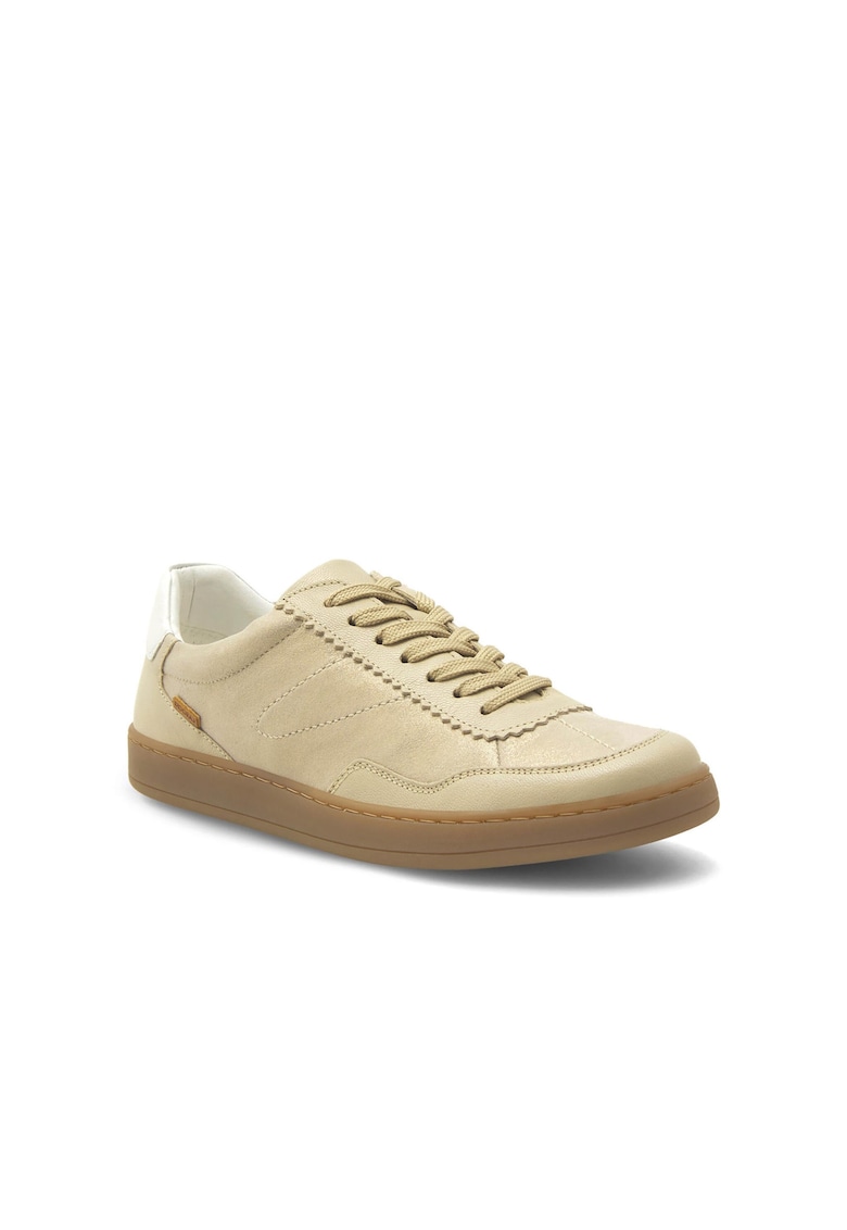 Pantofi sport dama - 376415 - Piele naturala - Bej