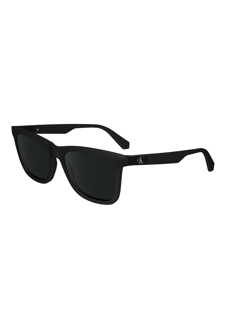 Ochelari de soare unisex dreptunghiulari - Negru
