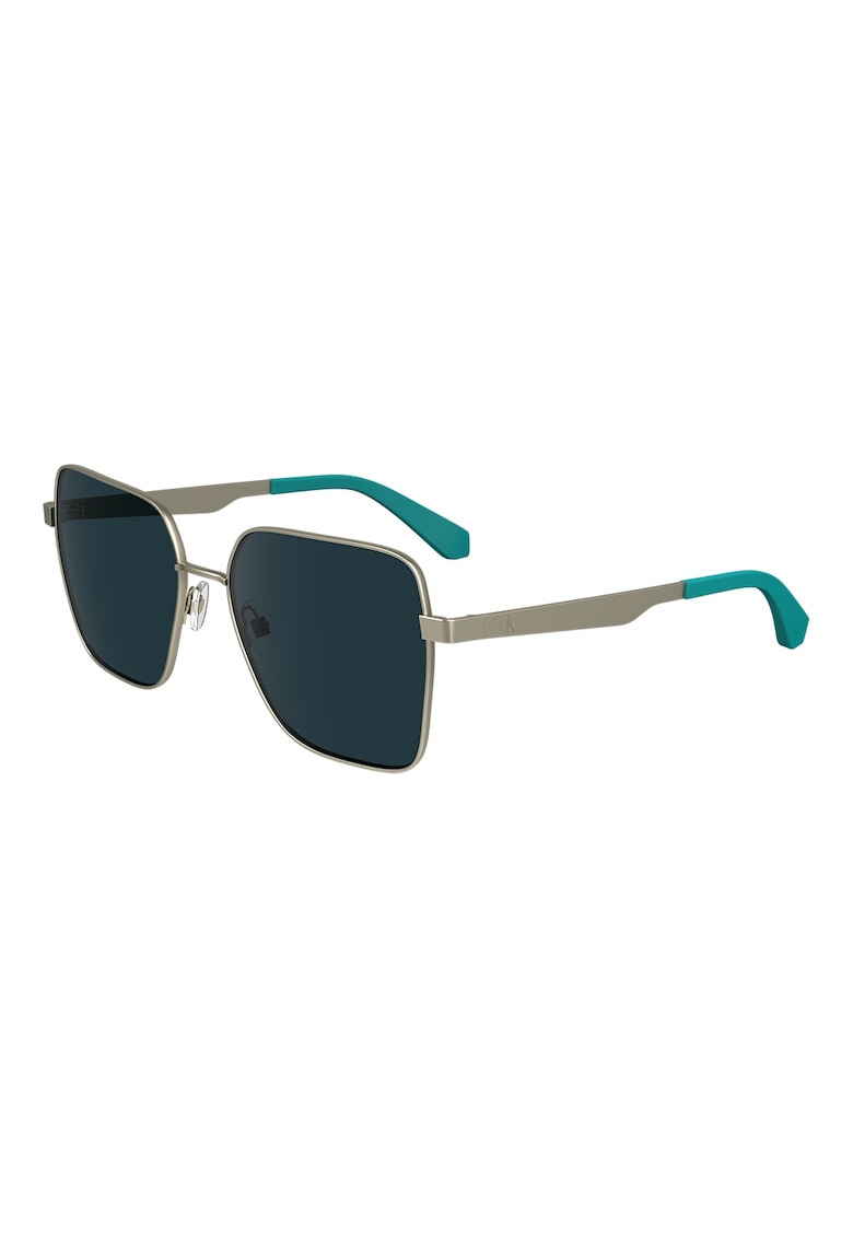 CALVIN KLEIN JEANS Слънчеви очила Aviator с плътни стъкла цвят: морско зелено -