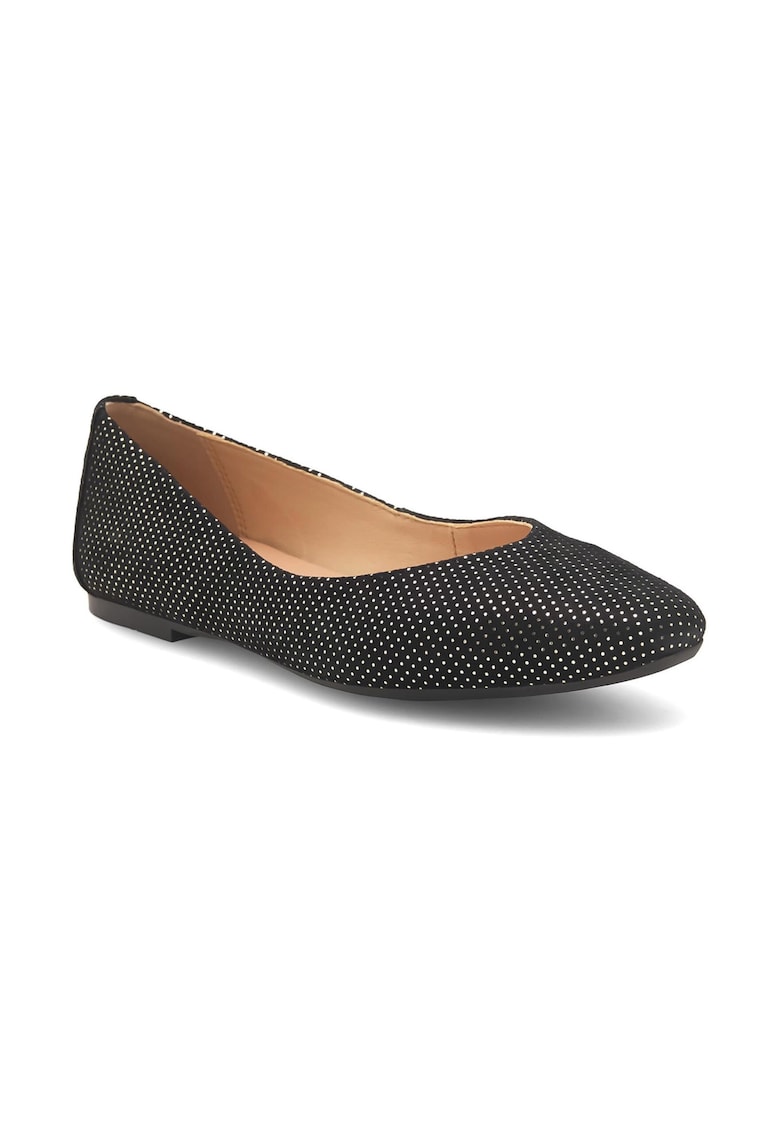 Balerini dama - 432210 - Piele intoarsa - Negru