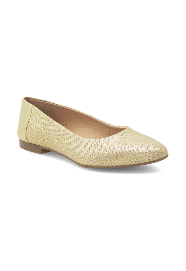 Balerini dama - 370475 - Piele naturala - Auriu